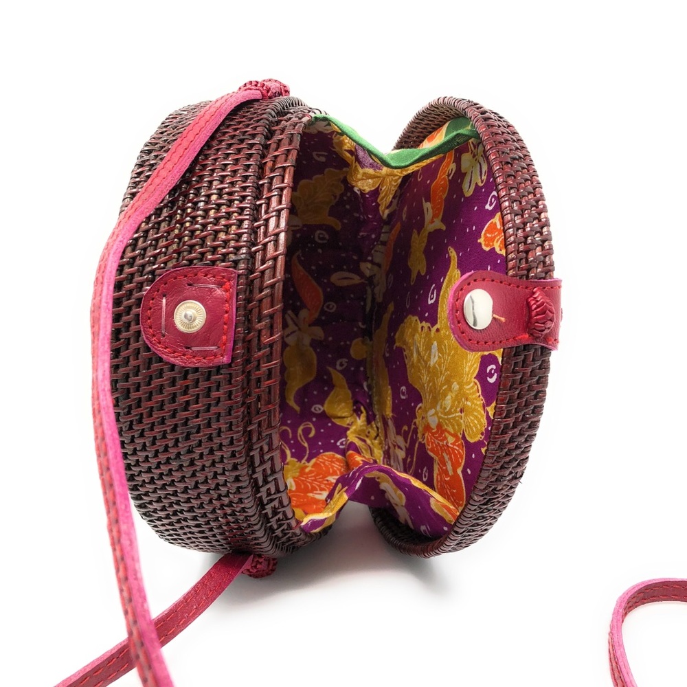 Round Rattan Bag - Picture 3 of 3